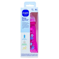 MAMADEIRA MAM EASY ACTIVE 330ML - EMBALAGEM UNITARIA ROSA
