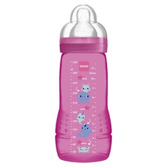 MAMADEIRA MAM EASY ACTIVE 330ML - EMBALAGEM UNITARIA ROSA